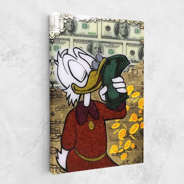 Tablou Canvas, 20x30cm, Dormitor si Living, Moderne, Digitale, Smell Like Money
