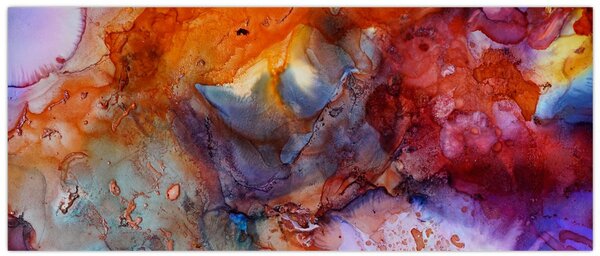 Tablou - Abstract Ink Art (120x50 cm)