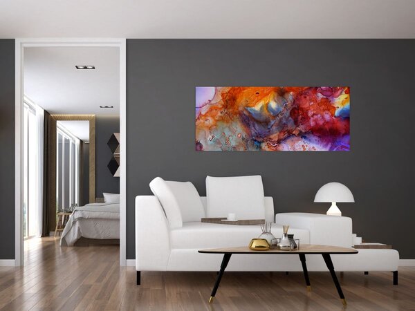 Tablou - Abstract Ink Art (120x50 cm)