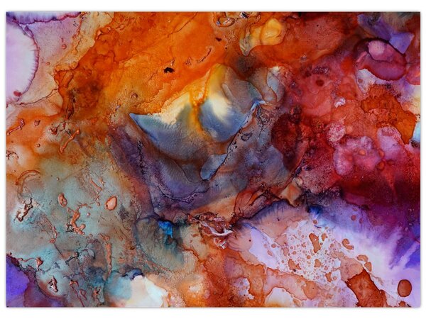 Tablou - Abstract Ink Art (70x50 cm)