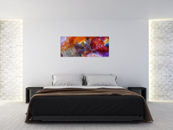 Tablou - Abstract Ink Art (120x50 cm)