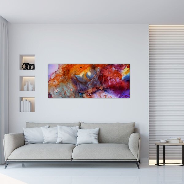 Tablou - Abstract Ink Art (120x50 cm)
