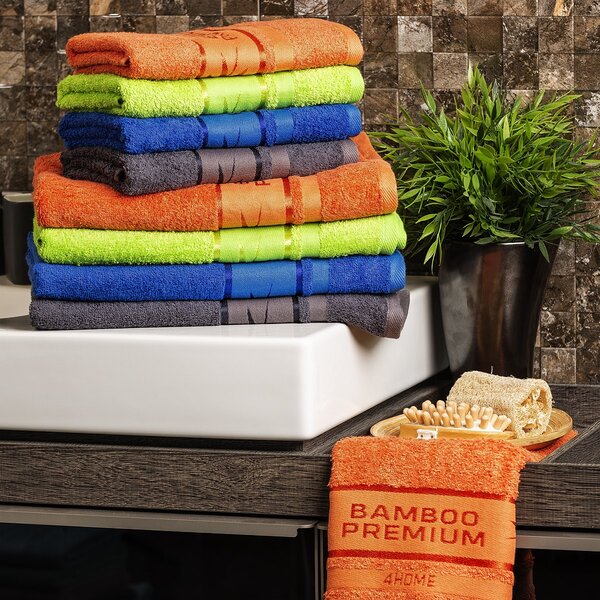 Prosop de corp 4Home Bamboo Premium albastru, , 70 x 140 cm