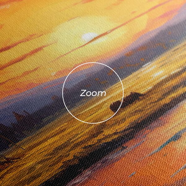 Tablou Canvas, 20x30cm, Dormitor si Living, Moderne, Textura de pictura, Wild Horses Painting