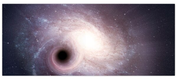 Tablou - Galaxii spiralate (120x50 cm)