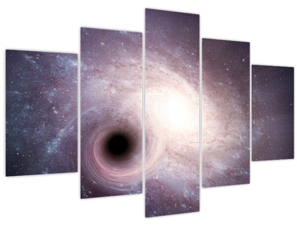 Tablou - Galaxii spiralate (150x105 cm)