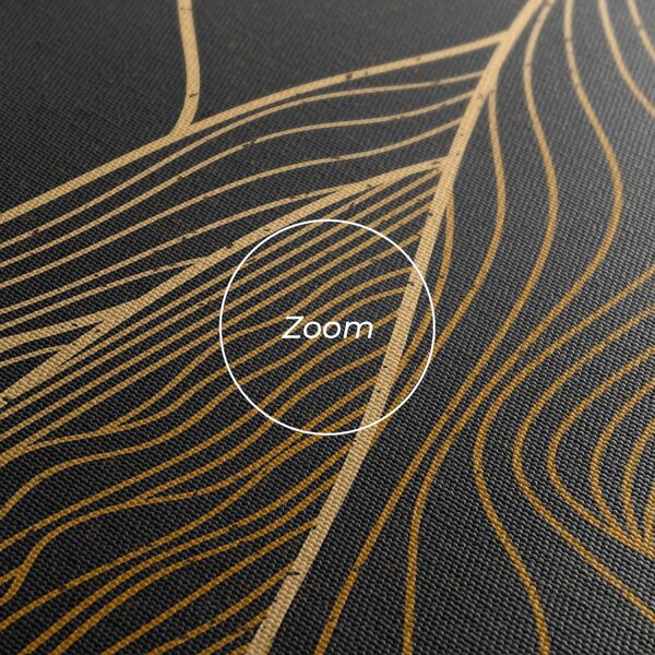 Tablou Canvas, 20x30cm, Dormitor si Living, Peisaje, Munti, Golden Mountain Moon