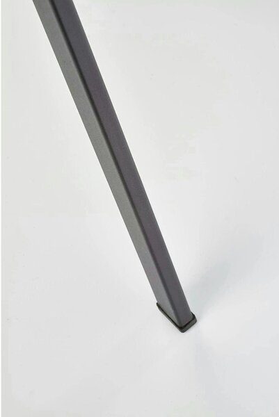 Scaun K360 bej/negru, stofa clasica/metal, 51x64x90 cm