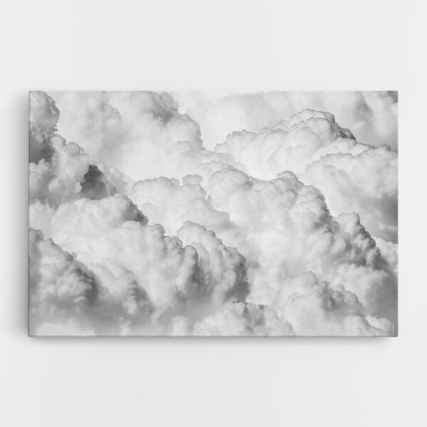 Tablou Canvas, 20x30cm, Dormitor si Living, Peisaje, Nori, Grey Cloudy Sky