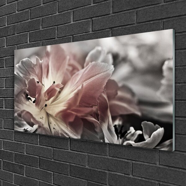 Tablou pe sticla Abstract Art Gray