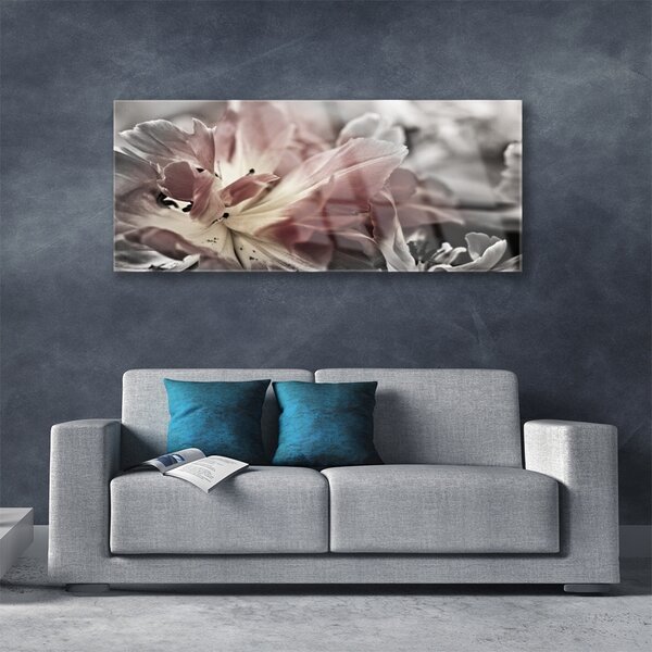 Tablou pe sticla Abstract Art Gray
