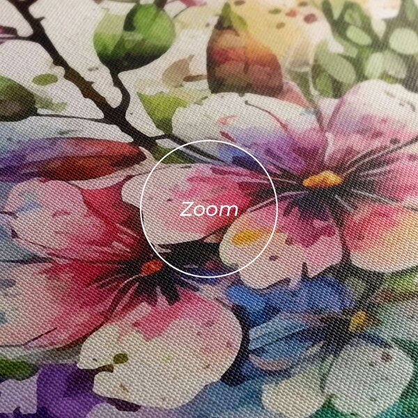Tablou Canvas, 40x80cm, Dormitor si Living, Peisaje, Primavara, Color Mix Spring