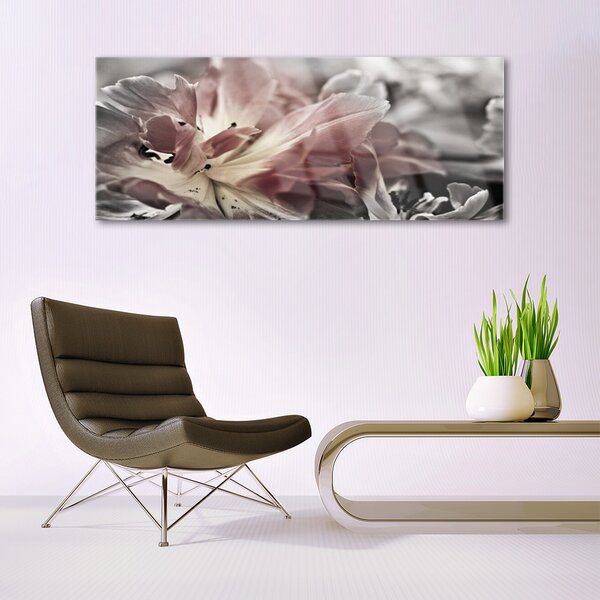 Tablou pe sticla Abstract Art Gray