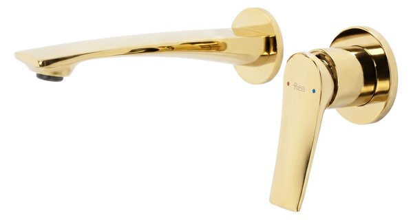 Baterie de lavoar încastrată REA VISION Gold + BOX