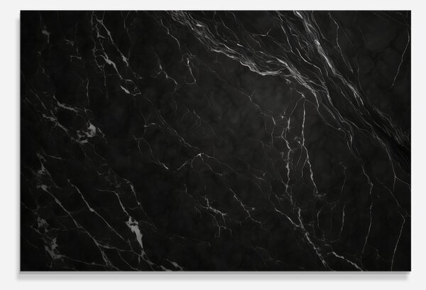 Panou Sticla Bucatarie, 30x40cm, Protectie aragaz, Antistropi, Termorezistent, Abstracte, Marble, Black Marble