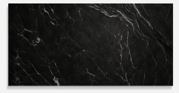 Panou Sticla Bucatarie, 60x120cm, Protectie aragaz, Antistropi, Termorezistent, Abstracte, Marble, Black Marble