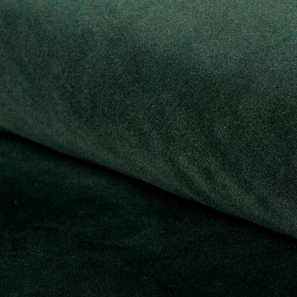Scaun living rotativ AZALIA, verde/negru, stofa catifelata/metal, 61x5