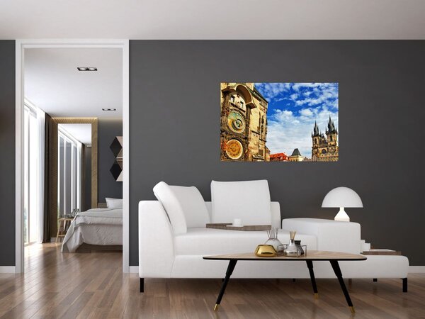 Tablou - Ceasul astronomic din Praga (90x60 cm)