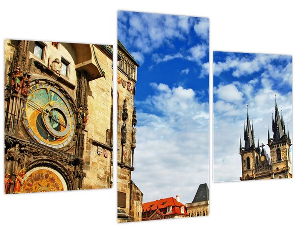 Tablou - Ceasul astronomic din Praga (90x60 cm)