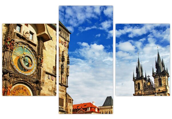 Tablou - Ceasul astronomic din Praga (90x60 cm)