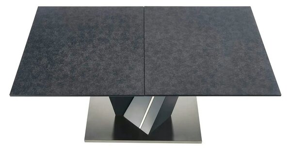 Masa SALVADOR, gri, 160/200x90x77 cm