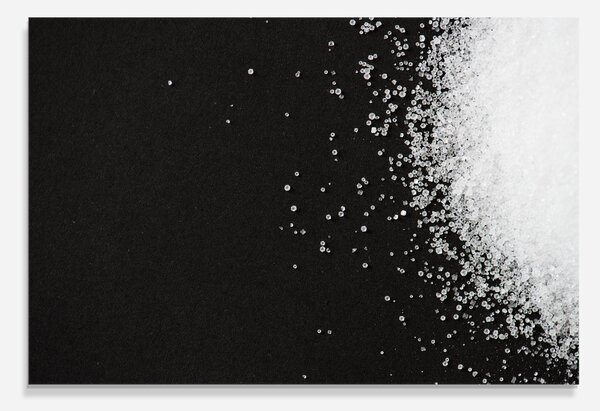Panou Sticla Bucatarie, 30x40cm, Protectie aragaz, Antistropi, Termorezistent, Alimente, Condimente, Salt Texture