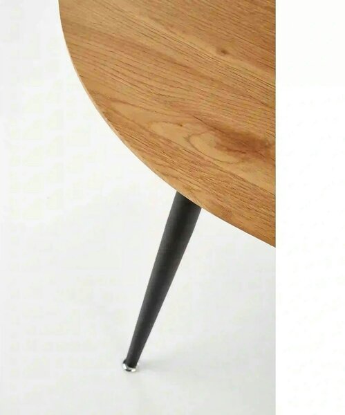 Masa extensibila COLORADO, stejar auriu/negru, 120/160x80x74 cm