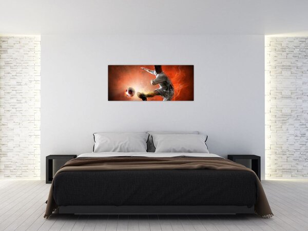 Tablou - Fotbalistul (120x50 cm)