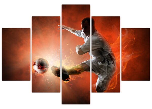 Tablou - Fotbalistul (150x105 cm)