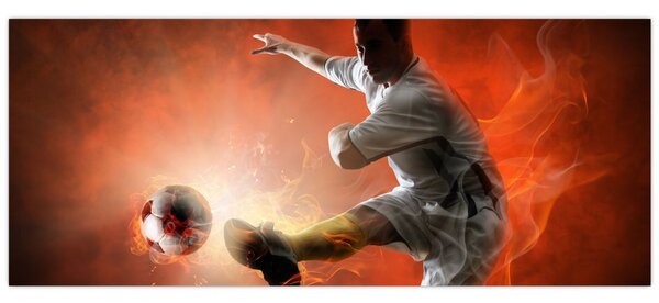 Tablou - Fotbalistul (120x50 cm)