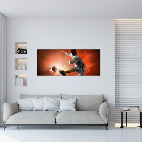 Tablou - Fotbalistul (120x50 cm)