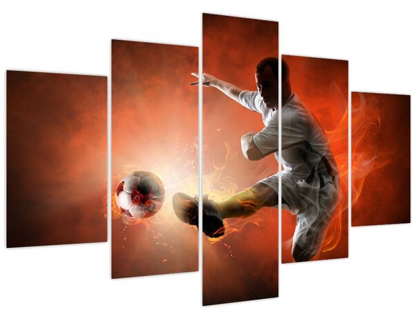 Tablou - Fotbalistul (150x105 cm)