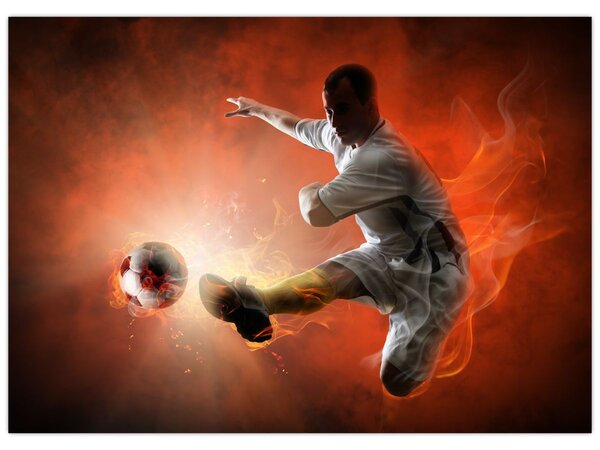 Tablou - Fotbalistul (70x50 cm)