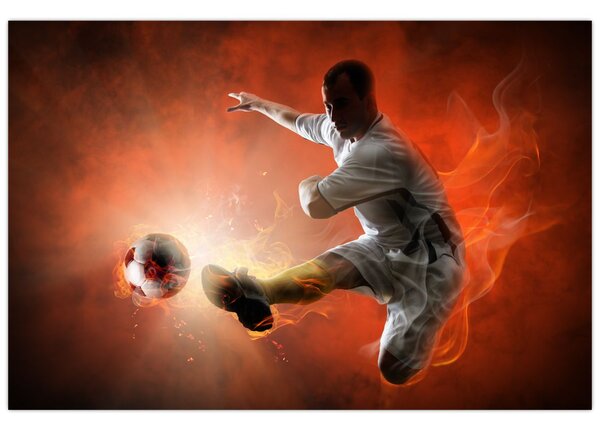 Tablou - Fotbalistul (90x60 cm)