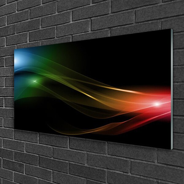 Tablou pe sticla Abstract Art Multi