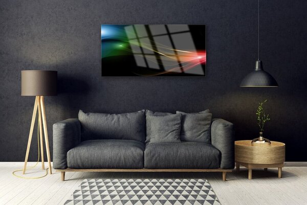 Tablou pe sticla Abstract Art Multi