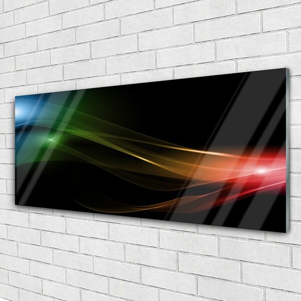 Tablou pe sticla Abstract Art Multi