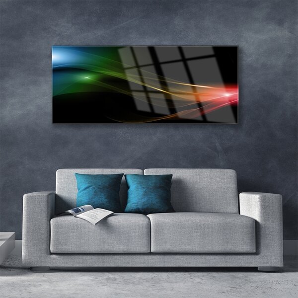 Tablou pe sticla Abstract Art Multi