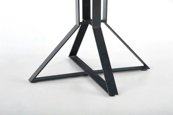 Masa extensibila MERCY, stejar/negru, 120/160x120x80 cm