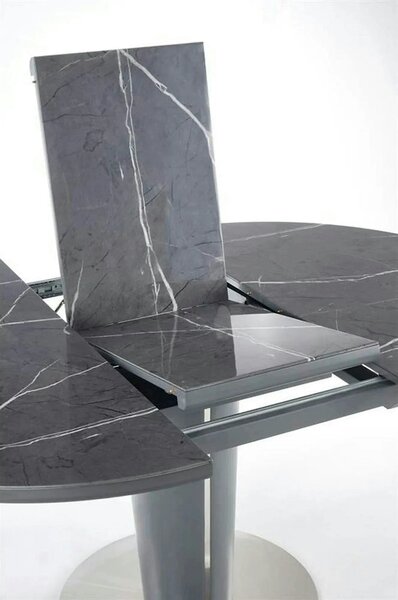 Masa extensibila RICARDO, gri, 120/160x120/76 cm
