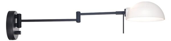 Halo Design 740215 - Aplică de perete KJOBENHAVN, 1 x soclu G9, 28 W, 230 V, neagră