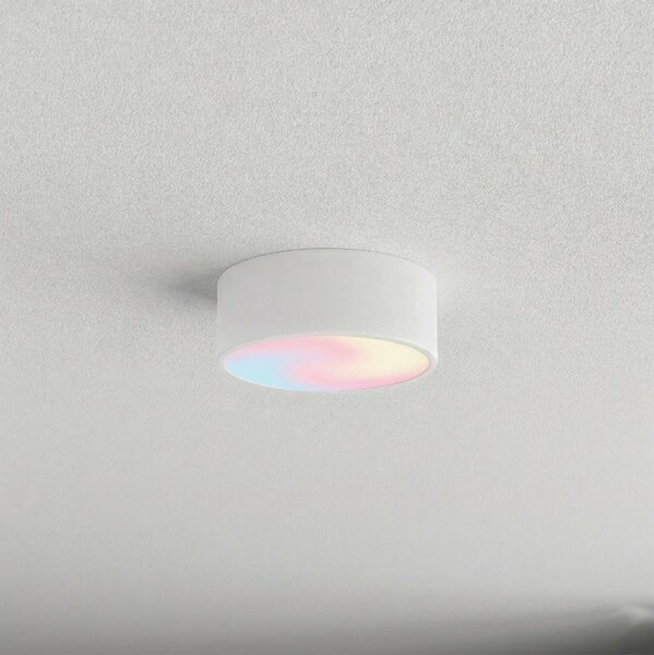 Brilagi - Plafonieră LED RGBW dimabilă CLARE 1xE27/9W/230V Wi-Fi albă