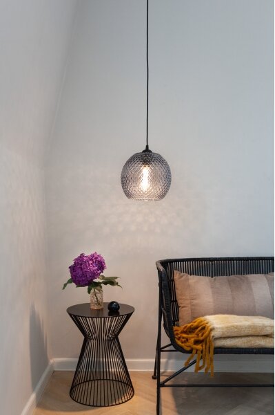 Halo Design 718443 - Lampă suspendată pe cablu NOBB, 1xE27/40W/230V, diametru 22 cm, gri fumuriu
