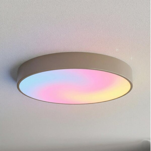 Brilagi - Plafonieră LED RGBW dimmabilă CLARE 5xE27/9W/230V Wi-Fi, bej