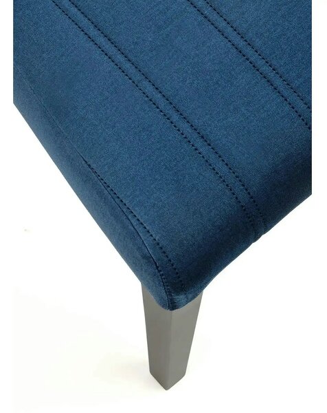 Scaun DIEGO 2, negru/albastru, 47x59x99 cm