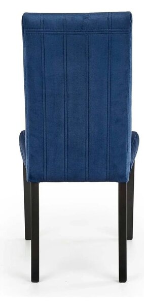 Scaun DIEGO 2, negru/albastru, 47x59x99 cm
