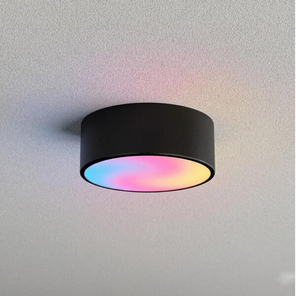 Brilagi - Plafonieră LED RGBW dimabilă CLARE, 1xE27/9W/230V, Wi-Fi, neagră