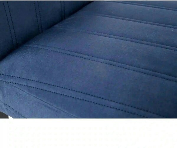 Scaun DIEGO 2, negru/albastru, 47x59x99 cm