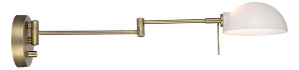 Halo Design 740222 - Aplică de perete KJOBENHAVN 1xG9/28W/230V alamă