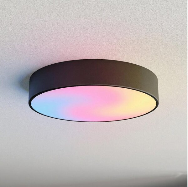 Brilagi - Plafonieră LED RGBW reglabilă CLARE 3xE27/9W/230V Wi-Fi neagră